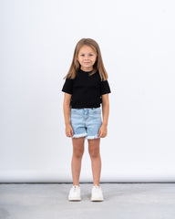 Textured Knit Short-Sleeve Top