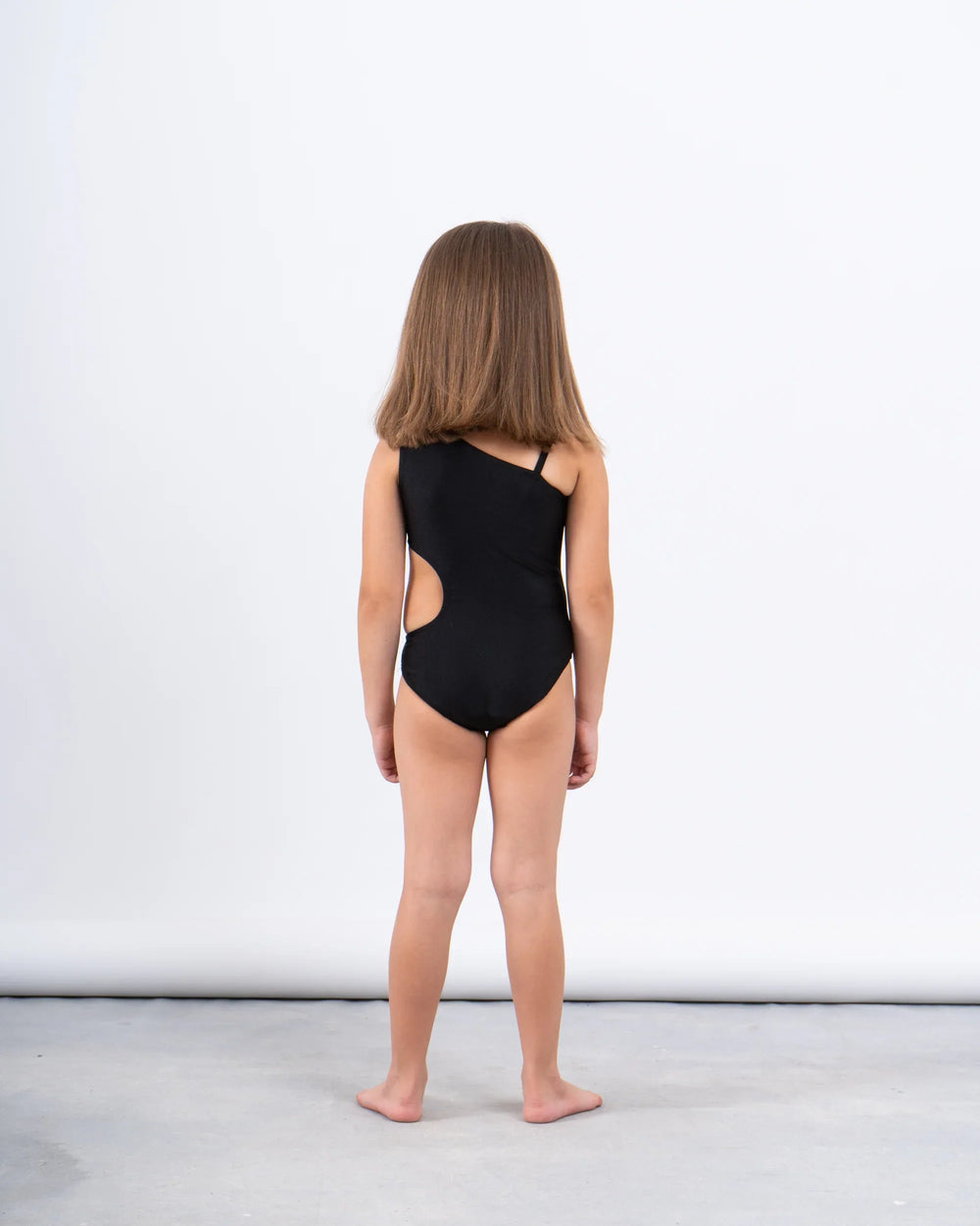 One-Shoulder Swimsuit With Flower Detail - Venti