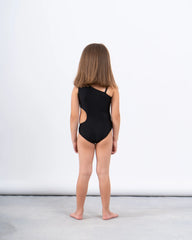 One-Shoulder Swimsuit With Flower Detail - Venti