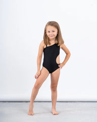 One-Shoulder Swimsuit With Flower Detail - Venti