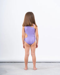 One-Shoulder Swimsuit With Flower Detail - Venti