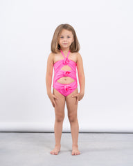 Triple Knot Floral Cutout Swimsuit