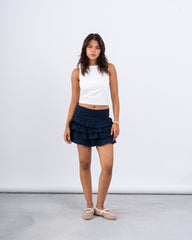 Ruffled Mini Skirt