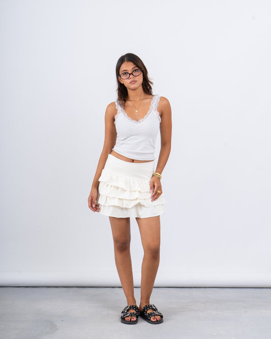 Ruffled Mini Skirt