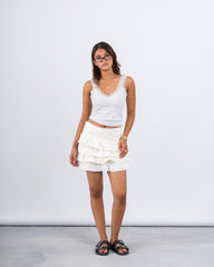 Ruffled Mini Skirt