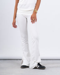 Slim Flared High-Waist Pants