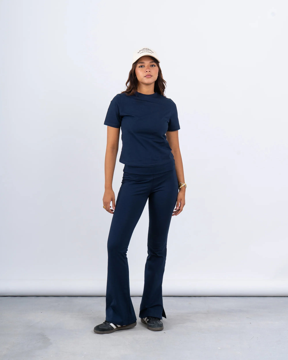 Slim Flared High-Waist Pants - Venti