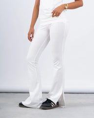 Slim Flared High-Waist Pants - Venti