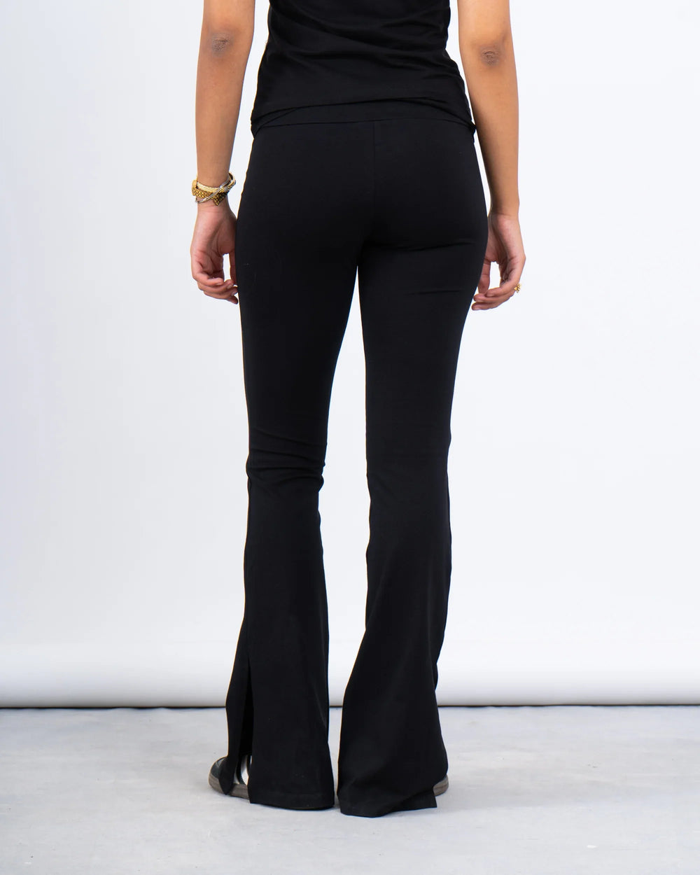 Slim Flared High-Waist Pants - Venti
