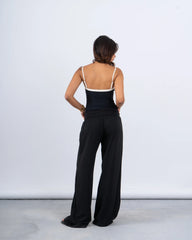 High-Waist Linen Wide-Leg Pants - Venti