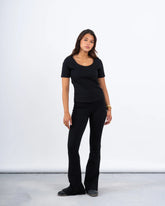 Scoop Neck Fitted Tee - Venti