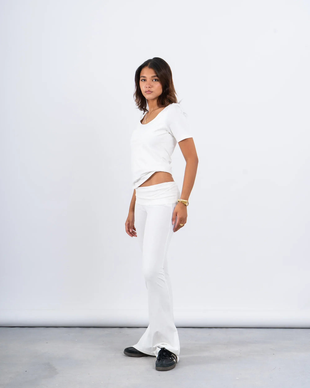 Scoop Neck Fitted Tee - Venti