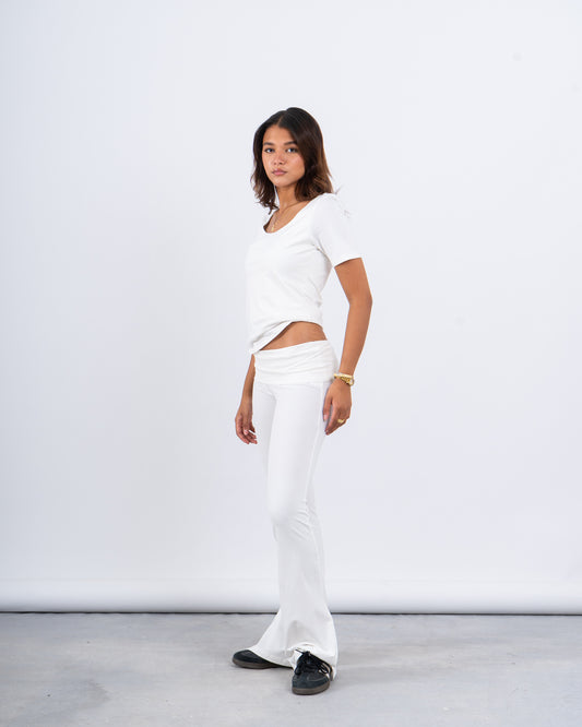 Scoop Neck Fitted Tee
