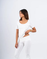 Scoop Neck Fitted Tee - Venti