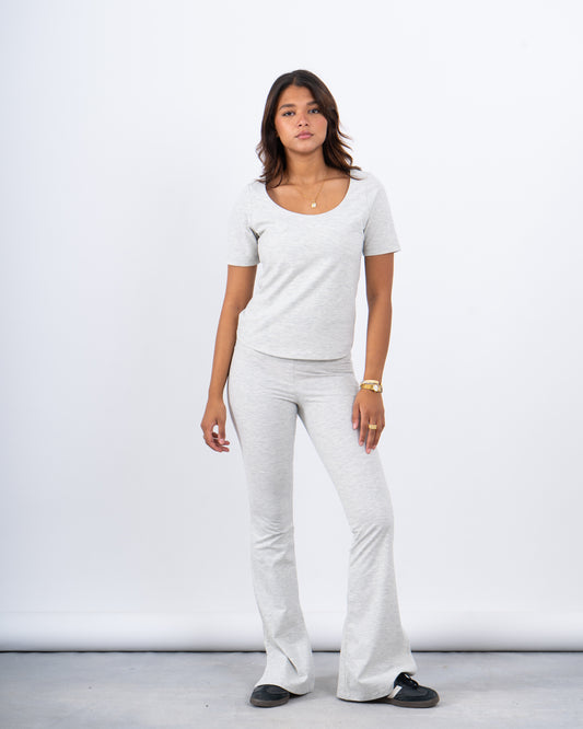 Scoop Neck Fitted Tee