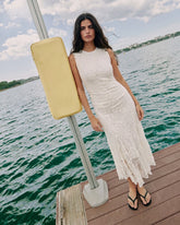 Women lace maxi dress