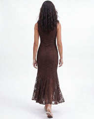 Women lace maxi dress