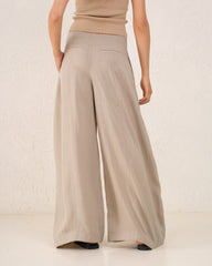 Extra Wide Leg Linen Pants