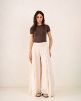 Women lace detail pants
