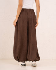Women wide balloon pants