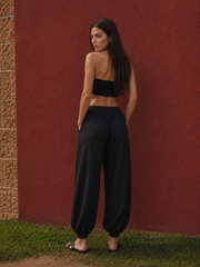 Women Pleats Cuffed Pants