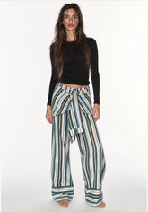 Women striped pants