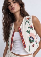 Women embellished vest