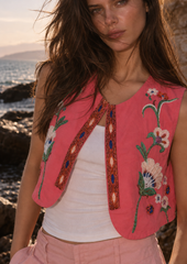 Women embellished vest