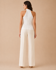 Women lace Chinese vest
