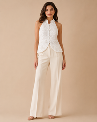 Women lace Chinese vest