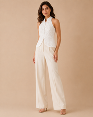Women lace Chinese vest