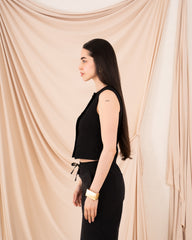 Women Sleeveless Linen Vest