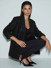 Women linear embellished