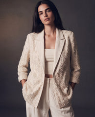 Women linear embellished