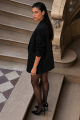Women linear embellished