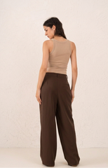 Women Sculpted Ribbed Tank Top