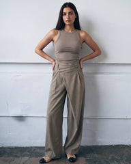 Women Sculpted Ribbed Tank Top