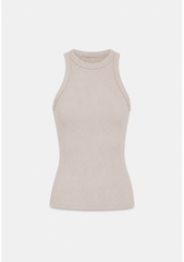 Women Sculpted Ribbed Tank Top