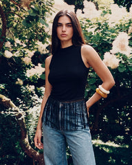 Women Fringed Top