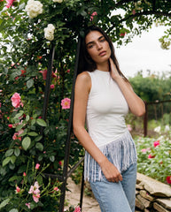 Women Fringed Top