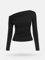 Women's Ruched Off-The-Shoulder Top