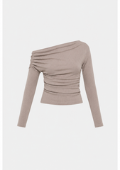 Women's Ruched Off-The-Shoulder Top