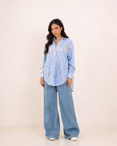 Women striped lace details