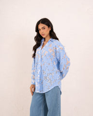 Women striped lace details