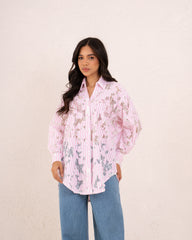 Women striped lace details