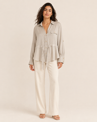 Women drawstring waist