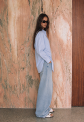 Women cotton oversize shirt
