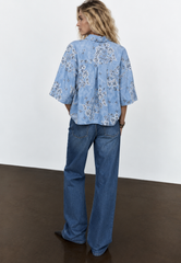 Women paisley print shirt