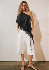 Women silk one shoulder