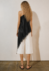 Women silk one shoulder